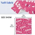 thumbnail image 7 of GZHJMY Valentine's Day Love Heart Cloth Napkins Set of 4, Reusable Washable Oversized Table Napkins for Family Wedding Dinner Party Home Decor, 20 Inch Decorative Washcloths, 7 of 7