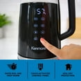 thumbnail image 4 of Kenmore 1.7L Electric Kettle Portable Electric Glass Kettle with Temperature Control Digital Display, Lid Glass Electric Kettle, Black, 4 of 7