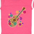 thumbnail image 4 of Inktastic Acoustic Guitar with Colorful Flowers Boys or Girls Baby Bodysuit, 4 of 5