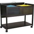 thumbnail image 1 of Scranton & Co Mobile File with Locking Top in Black, 1 of 4