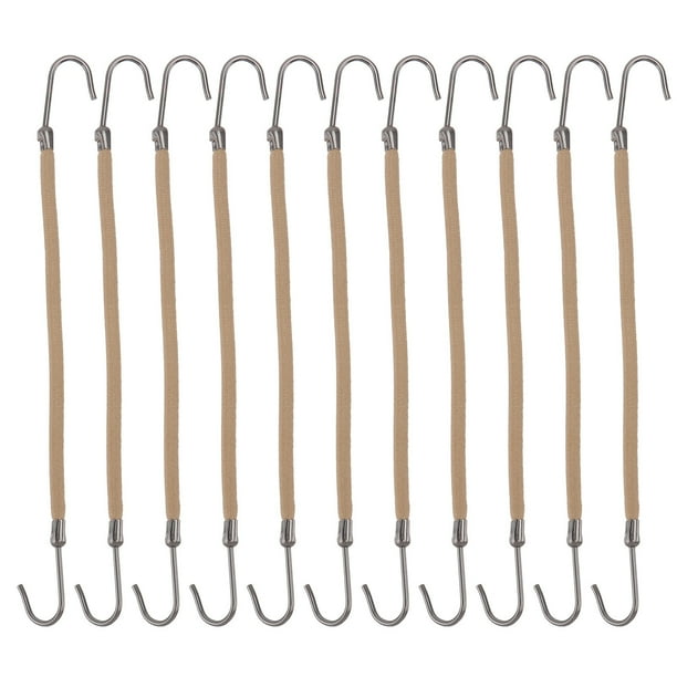 BRIGHTFUFU 20 Unids Ponytail Hooks Diadema Garra del pelo Pinzas Para el Cabello Bandas de Goma Hair Styling Hair Braid (Negro)