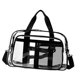 thumbnail image 4 of Bolsa de lona transparente de PVC, portátil, para deportes, ideal para festivales de música y otros eventos deportivos. Negro, 4 of 8