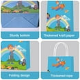 thumbnail image 2 of 16 Pcs For English Enlightenment Cartoon Theme Party Decorations Bags – 2 Styles Candy Gift Parties Supplies Bags with Handles for Party Favor Birthday and Celebrations, 2 of 5