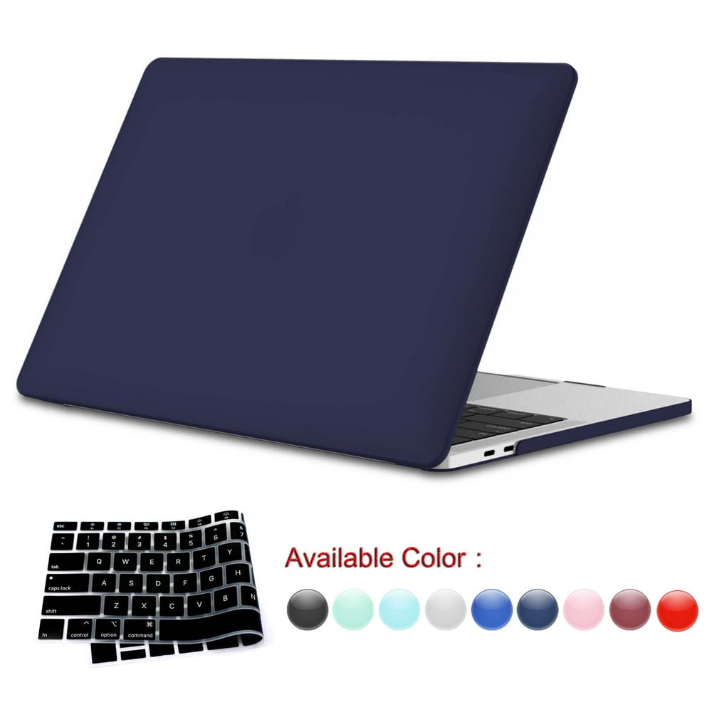 MacBook Pro 15 Case A1990 / A1707 Keyboard Cover Black, Njjex Smooth