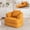 Yellow, variant on GNIXUU Folding Sofa Bed,Boneless Chaise Lounge Chair, 2 in 1 Convertible Sofa ,Comfy Small Reading Couch Recliner, Chenille Floor Sleeper for Living Room, Bedroom, Home Office, Pink