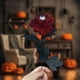 thumbnail image 4 of Decoraciones de Halloween Tallos de hojas de arce Hojas artificiales Hojas de arce de seda Ramo de otoño Para plantas artificiales Arreglos florales de otoño Decoración de Halloween Simulación plástic, 4 of 6