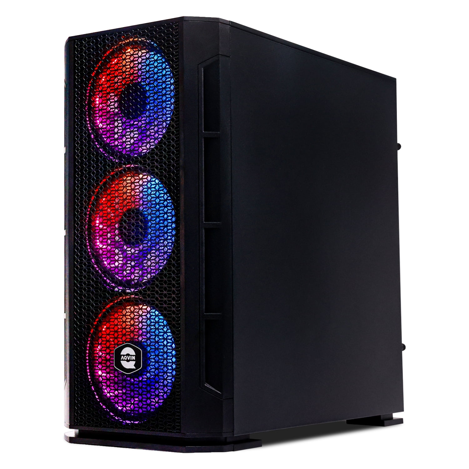 AQVIN AQ10 Gaming Desktop Computer PC Tower, Intel Core i7 CPU, processor 32GB DDR4 RAM, 1TB SSD, GeForce RTX 3050 6GB Graphics Card, Windows 11 Pro, RGB Keyboard and Mouse