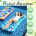 thumbnail image 3 of Pool Floats Lounger, Inflatable Water Hammock Pool Rafts for Swimming Floating Pool Party Beach Outdoor, 3 of 4