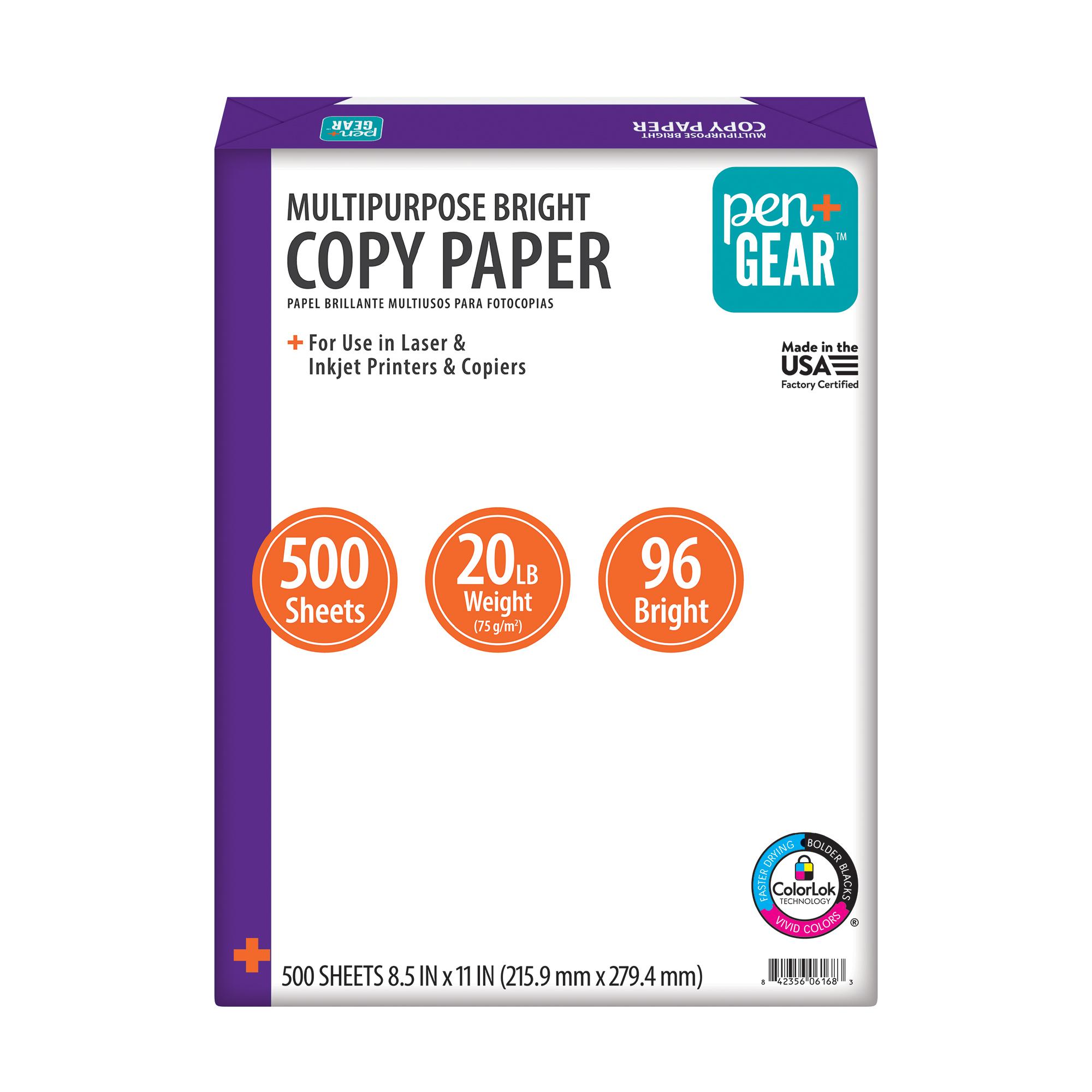 Pen+Gear Multipurpose Bright Paper, 500 Sheets photo 3