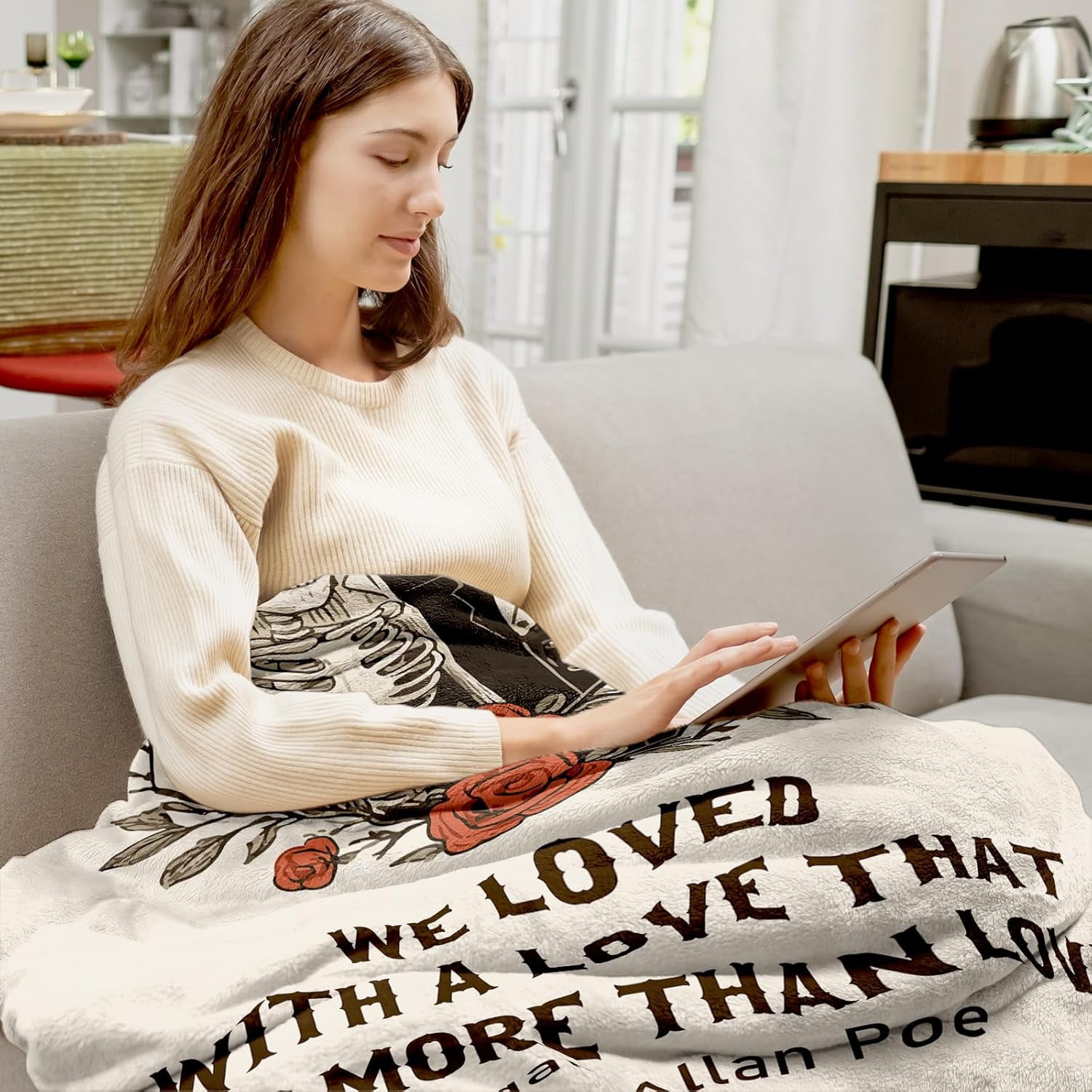 Gifts for Her Him, Anniversary Blanket Gifts for Men Women, Anniversary Wedding Gifts for Wife Husband Couples Newlyweds, I Love You Gift, Christmas Birthday Present for Boyfriend Girlfriend