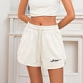 thumbnail image 4 of cocolona Womens Summer Casual Loose Athletic Shorts Solid Color Elastic Waist Drawstring Gym Running Shorts with Pocket, 4 of 5
