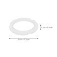 thumbnail image 2 of OULII  Universal White Silicone Seals for Coffee Makers Enhancing Extraction Quality 2Pcs, 2 of 8