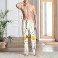 thumbnail image 6 of Lsque Golf Icons And Golfer Print Men's Pajama Pants, Lounge Pant - Comfortable Home Wear,Elastic Waistband, Stylish Design-Medium, 6 of 9