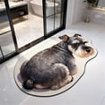 thumbnail image 5 of CoreLiving Dog Rug, Funny Dog Shaped Bath Mat, Soft Plush Non-Slip Bathroom Rugs, Durable Washable Welcome Front Door Mat for Indoor Outdoor Entrance, 1 Count, 5 of 8