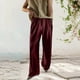 thumbnail image 1 of WILLBEST Pantalones Casuales de Mujer, Cintura Alta, Corte Holgado, Cómodos, Pierna Recta y Suelta, Ideales para Todas Las Estaciones, Atuendo Elegante para Uso Diario. Extra Grande, 1 of 6