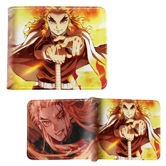 Kyojuro Rengoku Ablaze - Demon Slayer 4x5" Bi-Fold Wallet