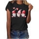 thumbnail image 2 of Xuyuer Women's Lover Printed Round Neck Short Sleeve T-Shirt, Cute Casual Graphic Tee Top for Date Nights, Anniversary Gifts and Couple Outfits, 2 of 7