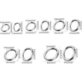 thumbnail image 4 of 1Box 1000pcs 5 Sizes 6/5/4/3/2.5mm Oval Jump Rings Stainless Steel Close but Unsoldered Jump Rings Oval Ring Connectors for Chainmail Jewelry Bracelet Necklace Making, 4 of 8