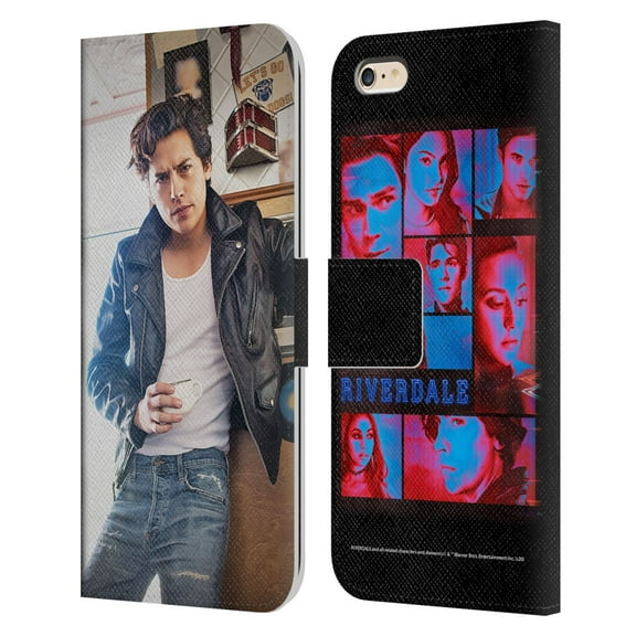Head Case Designs Officially Licensed Riverdale Posters Jughead Jones 2 Leather Book Wallet Case Cover Compatible with Apple iPhone 6 Plus / iPhone 6s Plus