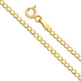thumbnail image 5 of Cadena Italiana De 14k, Estilo Cubana, Calibre 2mm, De 50cm, 5 of 5