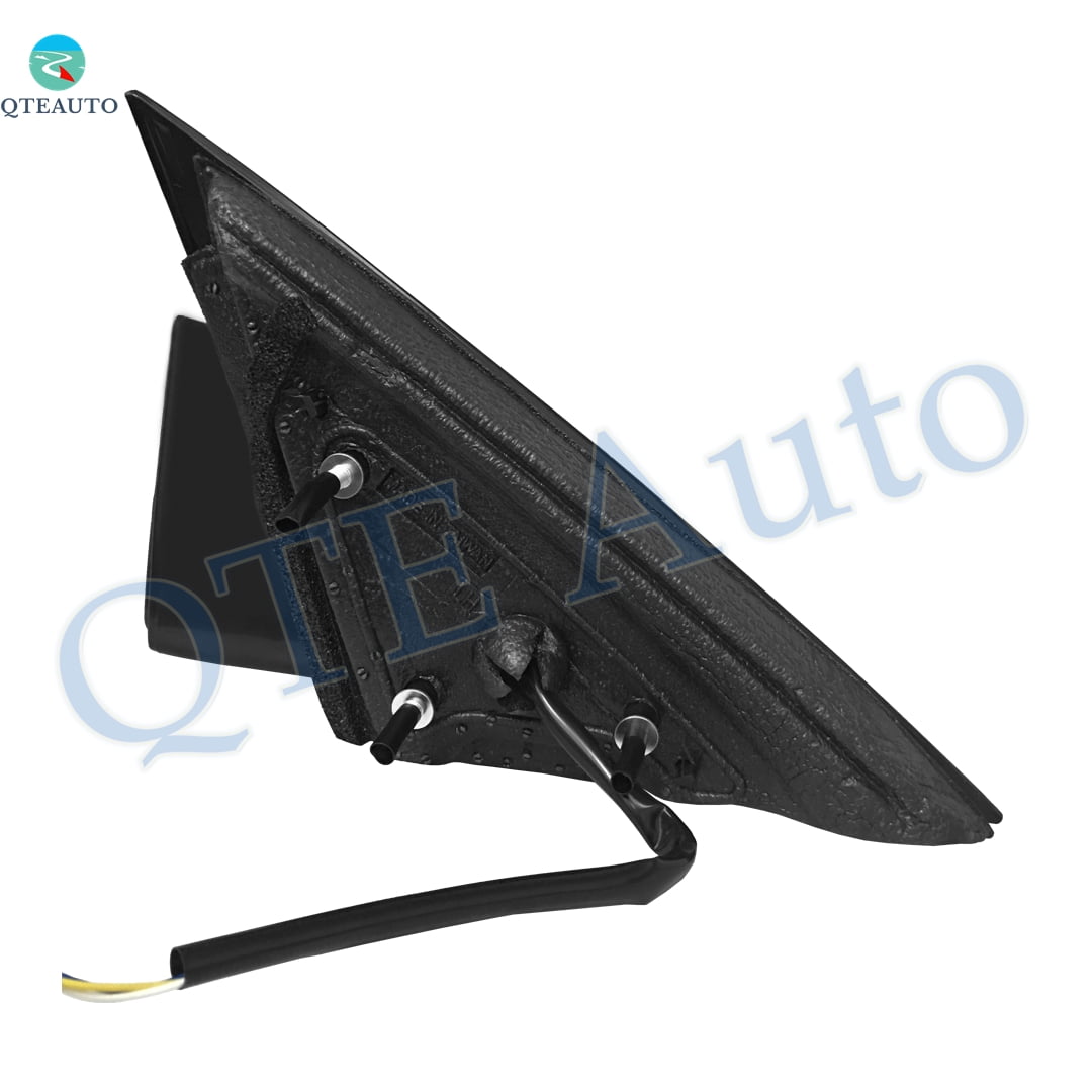 Left Driver Side Power Non-Folding View Mirror Chrome/Flat Black Smooth 6H3P For 2006-2013 Chevrolet Impala