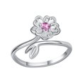 thumbnail image 2 of EGNMCR Rings Accessories Flower Ladies Personalized Finger Open Tail ring ring, 2 of 9