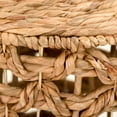 thumbnail image 2 of Zentique ZENWS-P08 Water Hyacinth Woven Pouf, 2 of 3