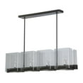 thumbnail image 5 of Meyda Tiffany 151139 Ice Cube 8 Light 41" Wide Linear Chandelier - Bronze, 5 of 6