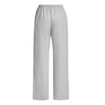 thumbnail image 3 of Pincandy Women's Casual Striped Pants - Elastic Waist with Pockets, Loose Fit for Daily Wear, 3 of 3