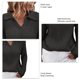 thumbnail image 1 of Suéter De Punto Para Mujer, Suéter De Solapa De Mujer De Moda De Manga Larga De Color Sólido Para Otoño Invierno ANGGREK Negro M, 1 of 5