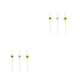 thumbnail image 3 of Yuarrent 100 Uds. Brochetas desechables creativas fruta bambú aperitivo cóctel palillos de Buffet sándwich fiesta 12cm Tricolor Perlas Tricolores 12cm 2piezas, 3 of 6