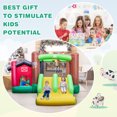 thumbnail image 5 of Infans Farm Themed Inflatable Castle Kids Bounce House w/ Double Slides 735  Blower, 5 of 7