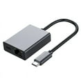 thumbnail image 1 of For TV 4K USB Dock Adapter USB C Ethernet USB C to Ethernet Adapter Plug and Play Support PD Charging, 1 of 8