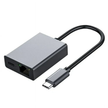 For TV 4K USB Dock Adapter USB C Ethernet USB C to Ethernet Adapter Plug and Play Support PD Charging