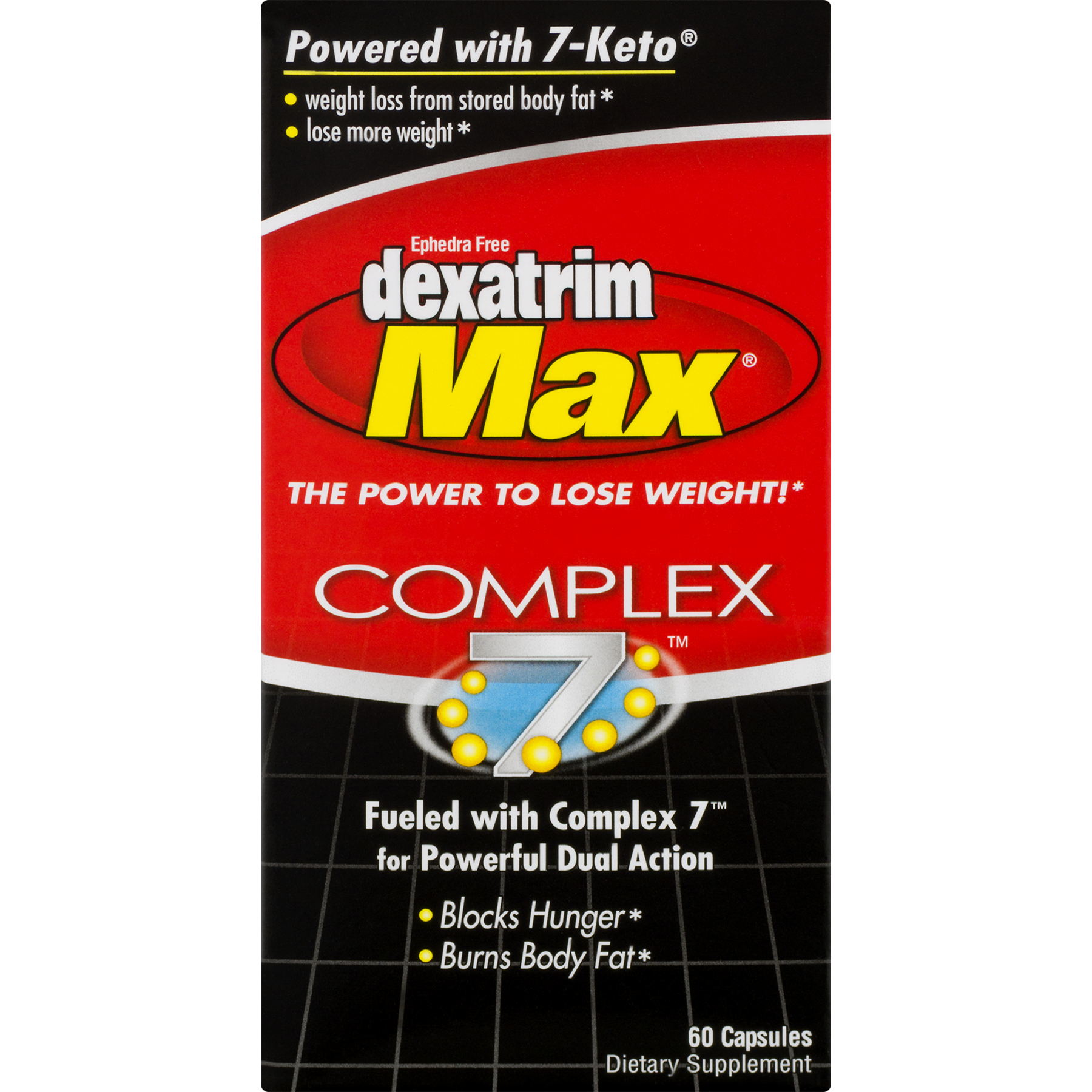 Dexatrim Max Complex Appetite Suppressant Weight Loss Dietary Supplement, Ctules, 60 Ct - image 5 of 7