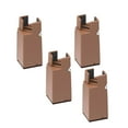 thumbnail image 5 of 4Pack Chair Leg Table Leg Extenders Support 600lbs Bed Riser Diameter 0.37" Chair furnishing Leg for 10cm Brown 22-42mm, 5 of 7