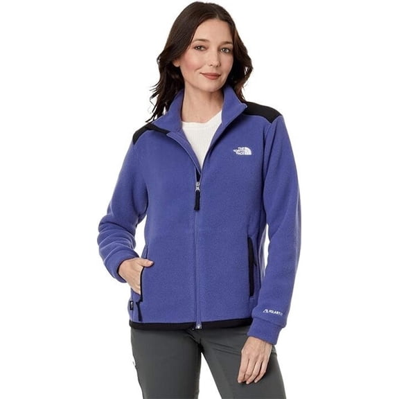 The North Face Alpine Polartec 200 Fleece Jacket Women 2XL Blue Full Zip SGN1560