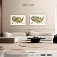 thumbnail image 4 of Elephant Stock Barnboard Map No Words Wall Art - Horizontal Canvas Wall Art - Living Room Wall Decor - Map Canvas - Beige And Gray Decor By Sue Schlabach - 48" x 32", 4 of 8