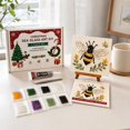 thumbnail image 3 of Barsme DIY Christmas Sea Glass Art Mosaic Craft Kit for Adults, with Frame Sea Glass Pieces Adhesive and Tools for a Faith-Inspired Tabletop Craft D, 3 of 5