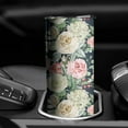 thumbnail image 7 of Pink and White Gouache Floral Pattern Skinny Tumbler 20oz - Double Wall Vacuum Coffee- Insulated Travel Coffee Mug, 7 of 7