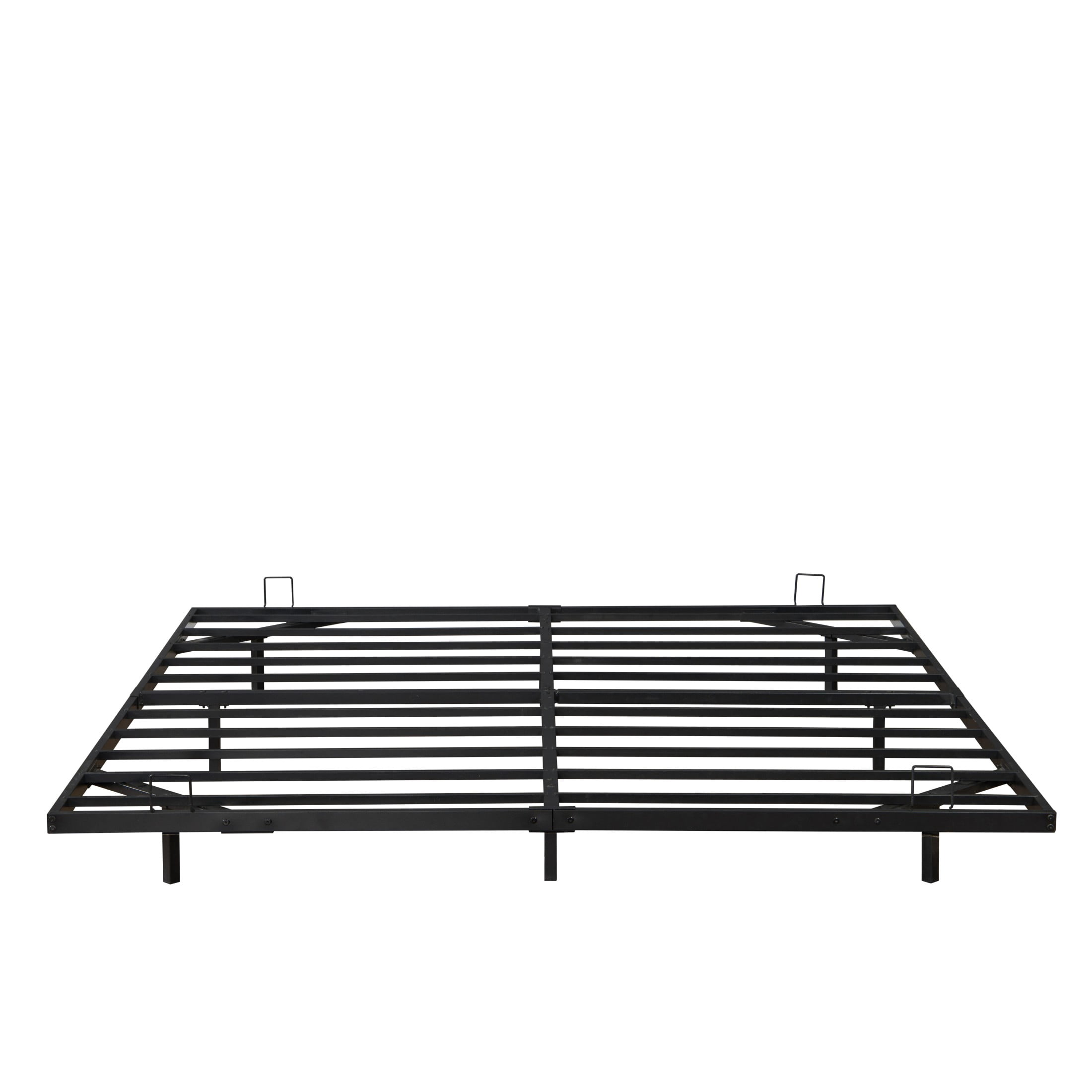 Noble House Bryan 80" Queen Floating Bed Frame with LED Lights, Modern Metal Platform Bed, Sturdy Support, Black