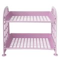 thumbnail image 1 of Countertop Organizer Detachable 2-Tier Makeup Stand Shelf Cosmetics Storage Rack, 1 of 10