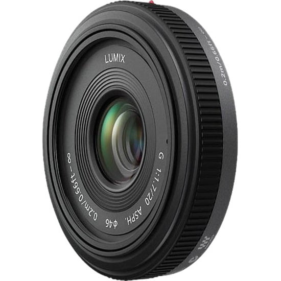 drie Zachtmoedigheid Slager Panasonic Lumix H-H020 - Lens - 20 mm - f/1.7 G Pancake - Micro Four Thirds  - for Lumix