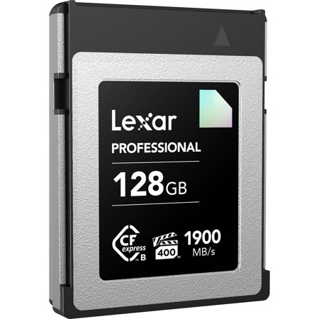 【正規代理店】Lexar Professional CFexpress Type B カード 128GB 8K ダイヤモンドシリーズ コンパクトフラッシュカード 録画 動画 撮影LCXEXDM128G-RNENG