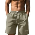 thumbnail image 1 of Pantalones cortos cargo holgados informales para hombre: pantalones cortos deportivos de verano para la playa y el entrenamiento, 1 of 4