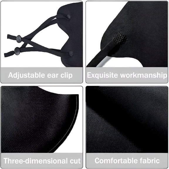 TELOLY 6Pack Reusable Kids Face Mask Washable Adjustable Ear Loops for Kids Youth Teen