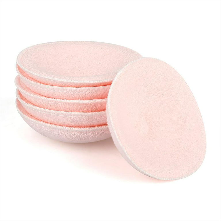 FAGINEY 6pcs Washable Reusable Soft Cotton Breast Pads Absorbent