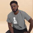 thumbnail image 2 of Born To Be A King Retro Inspirational Motivational Quote Graphic classic tee (Graphite Heather, S), 2 of 2