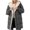 Gray, variant on Langwyqu Winter Fashion Women Hooded Coat Fleece Lined Zipper Jacket