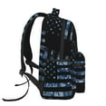 thumbnail image 4 of Haiem Navy Camouflage American Flag Printed School Backpack,Casual Travel Lightweight Backpack,Durable Comfortable Multifunctional Backpack,Laptop Backpack, 4 of 6